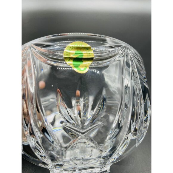 New In Box Waterford Lead Crystal Variety Bowl 5 Inches Across #159850 Footed - Picture 2 of 8